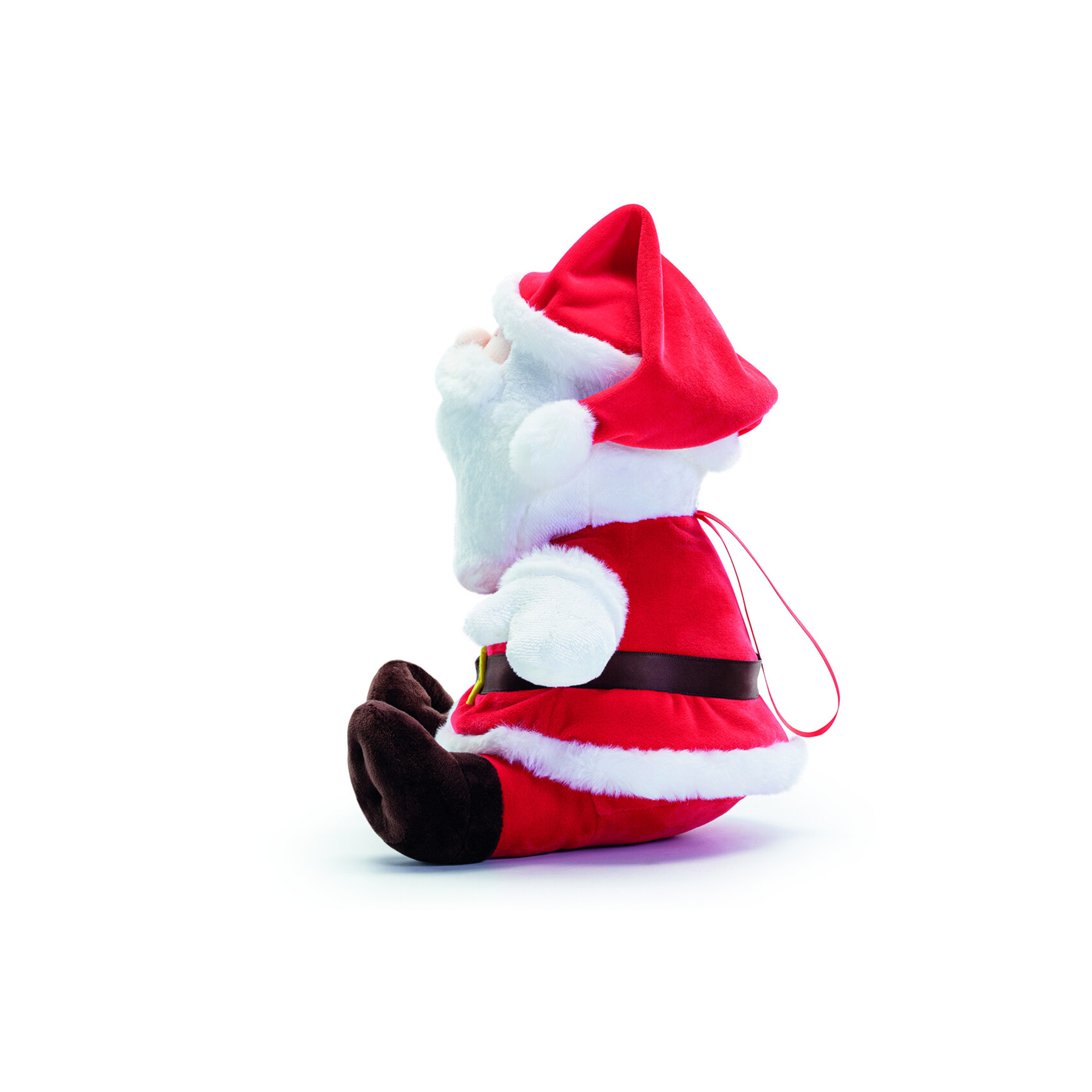 Peluche babbo natale seduto 36 cm  - trudi - Trudi