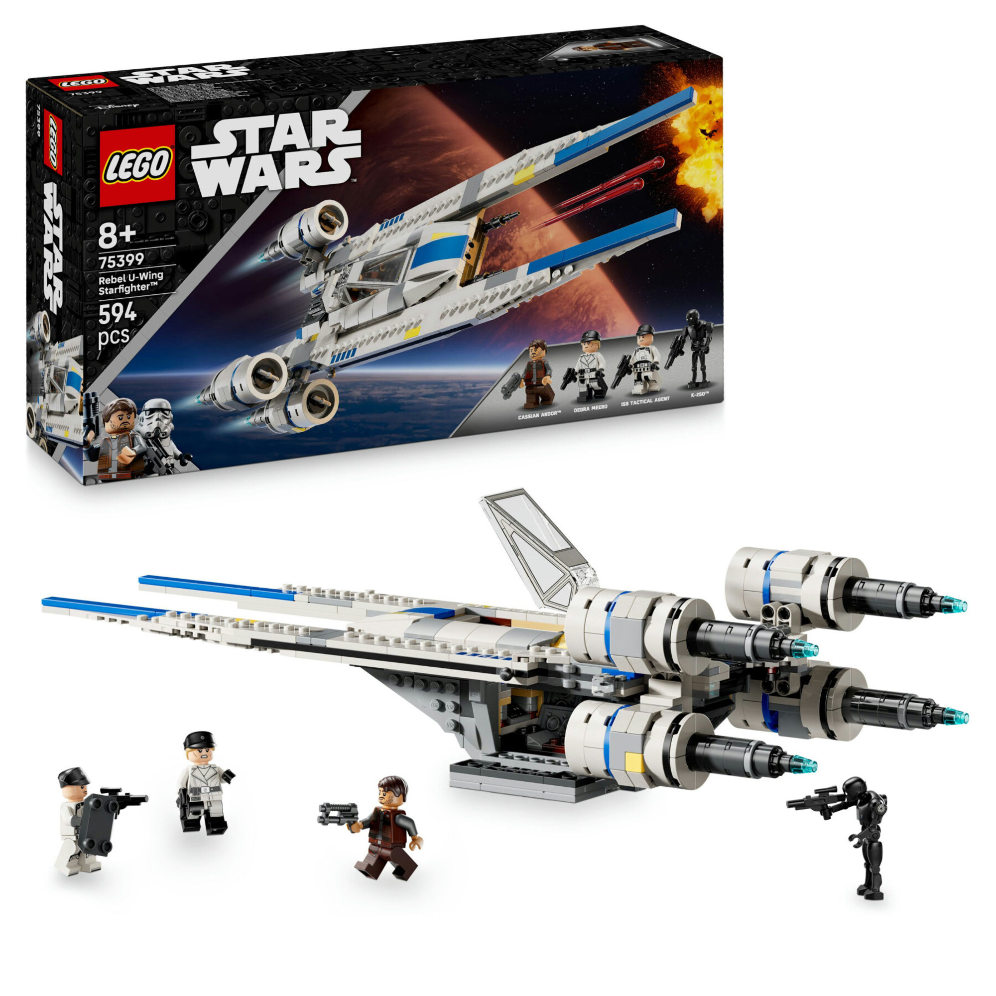 Lego star wars 75399 andor u-wing starfighter - astronave giocattolo 8+ - LEGO STAR WARS