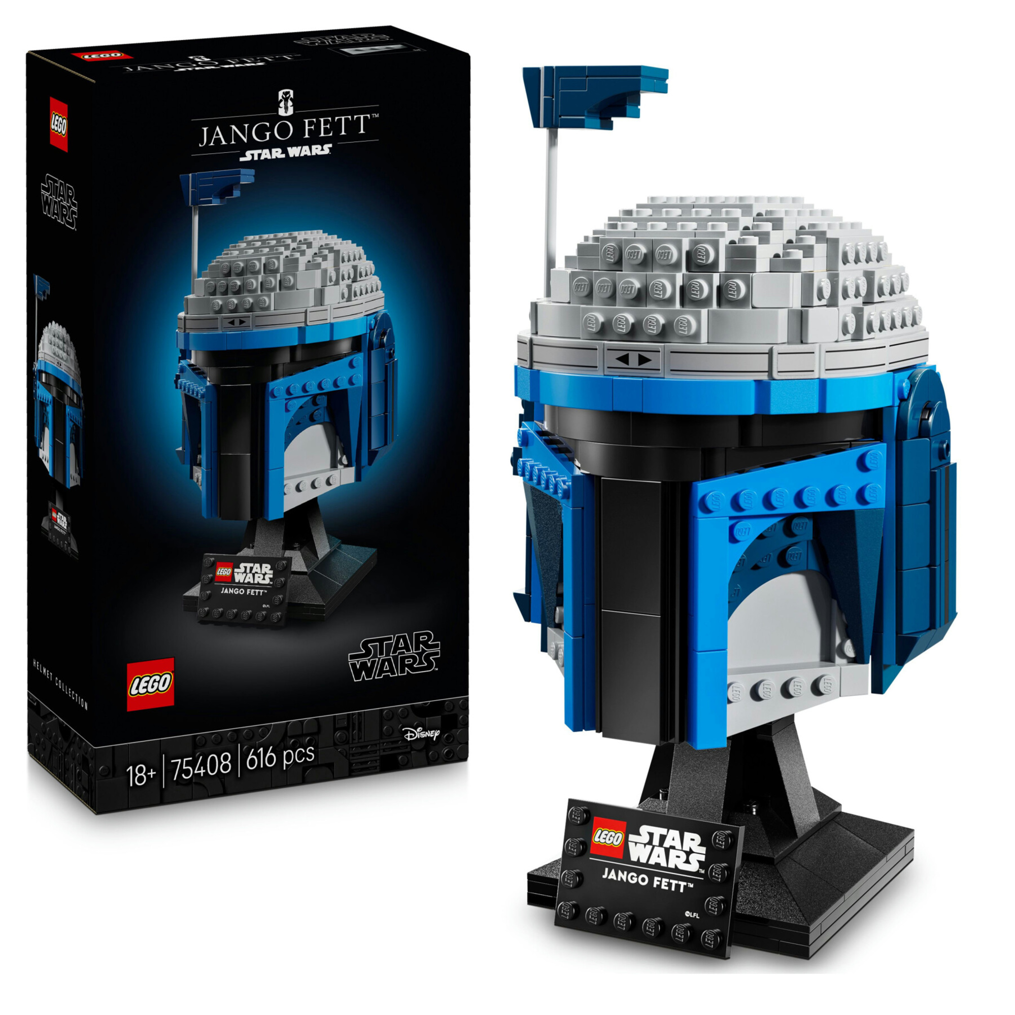 Lego star wars 75408 casco jango fett - modellino da costruire per adulti - LEGO STAR WARS