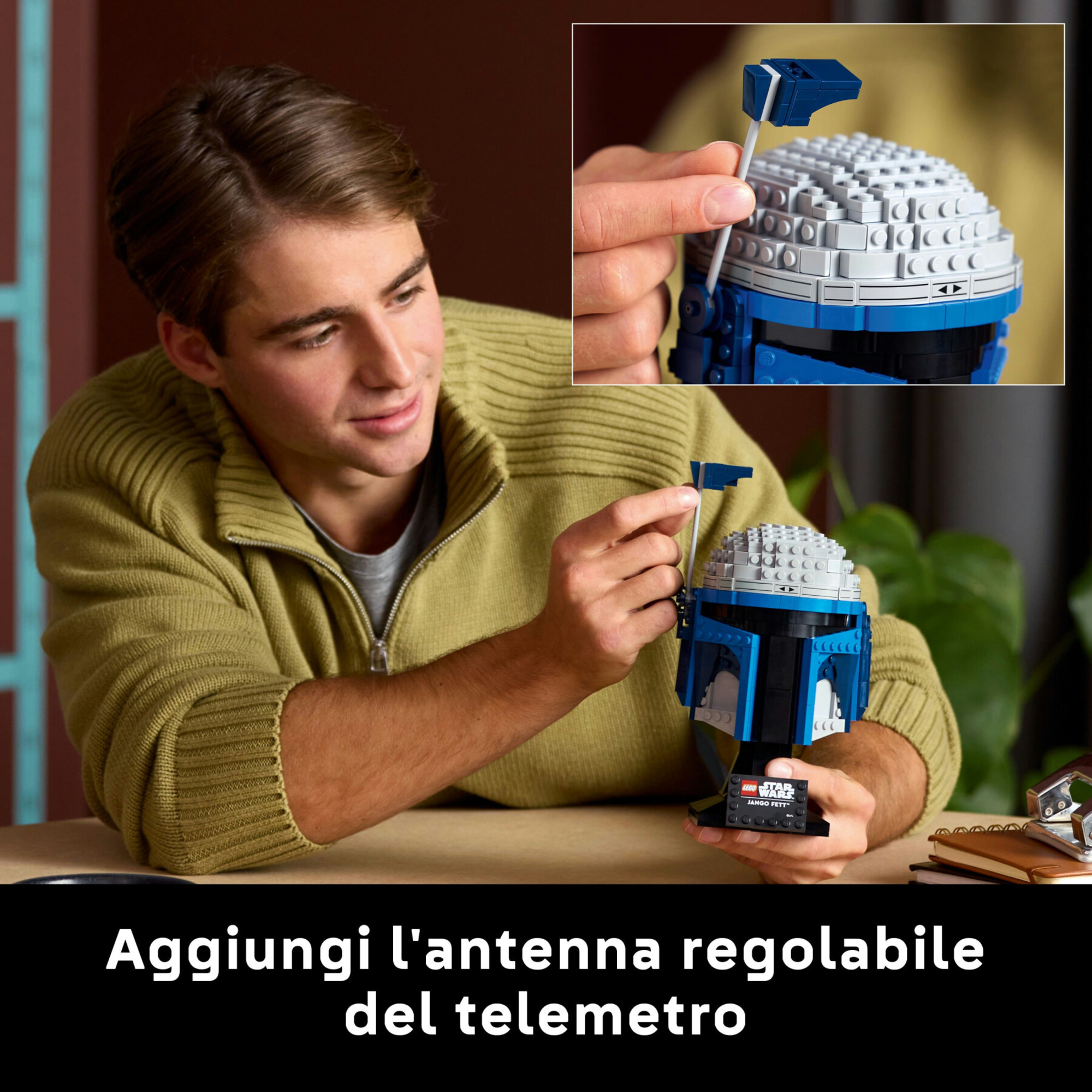 Lego star wars 75408 casco jango fett - modellino da costruire per adulti - LEGO STAR WARS, LEGO® Star Wars™, Star Wars