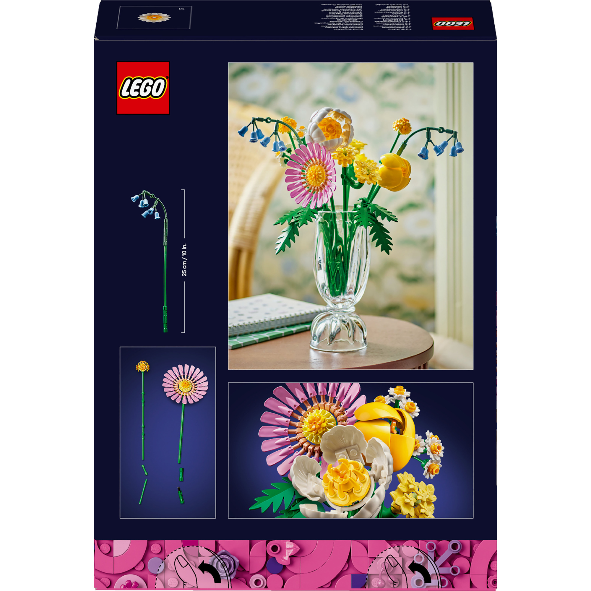 Lego icons botanical - bouquet di fiori estivi - 10347 - LEGO ICONS BOTANICAL