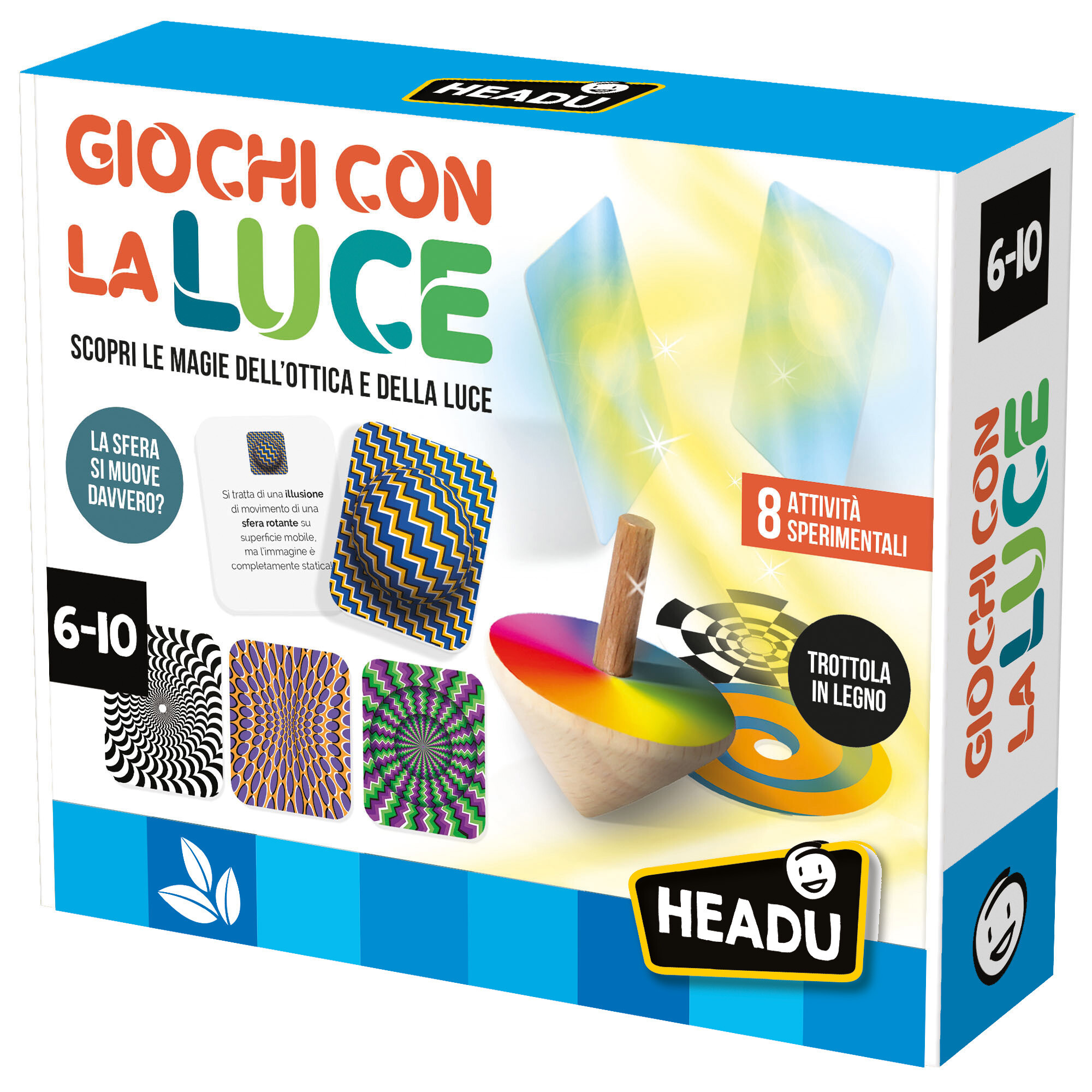 Giochi con la luce – scopri la magia dell’ottica con attività interattive - 6+ - headu - HEADU
