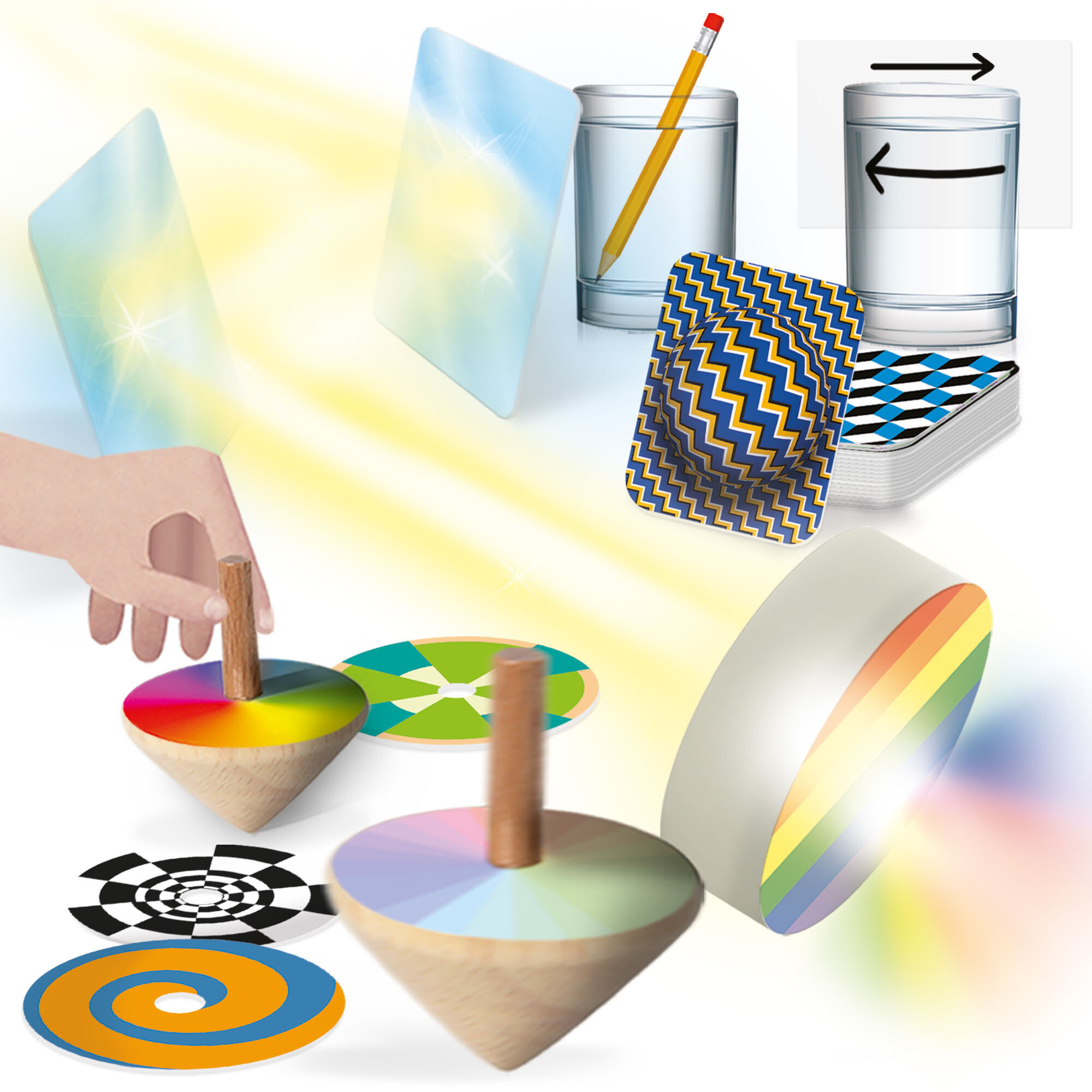 Giochi con la luce – scopri la magia dell’ottica con attività interattive - 6+ - headu - HEADU