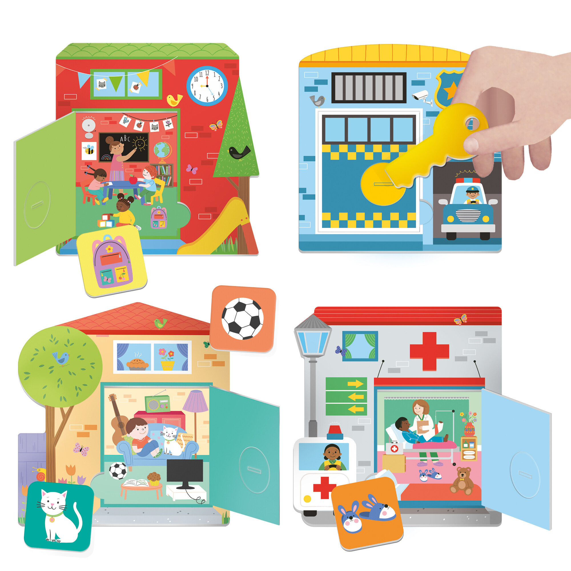 Cerca, apri e trova – allenamento visivo e manualità per bambini -24m+ - headu - HEADU