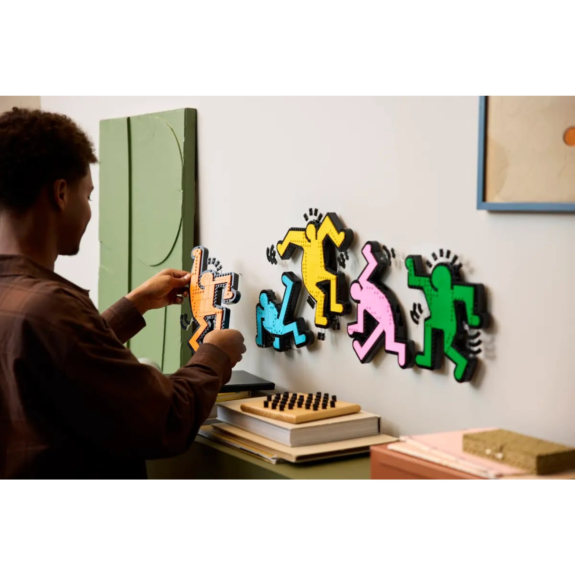 Lego art keith haring 31216 – opera da parete con figure danzanti, idea regalo per adulti creativi - LEGO Art