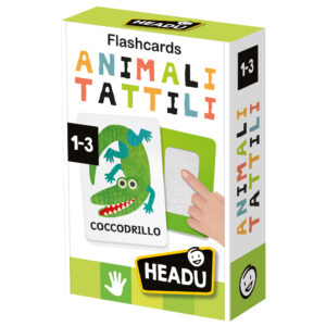 Flashcards animali tattili montessori – tocca, scopri e impara con il metodo montessori - 12m+ - headu - HEADU