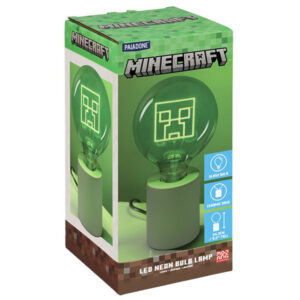 Lampada da collezione neon bulb minecraft creeper - MINECRAFT