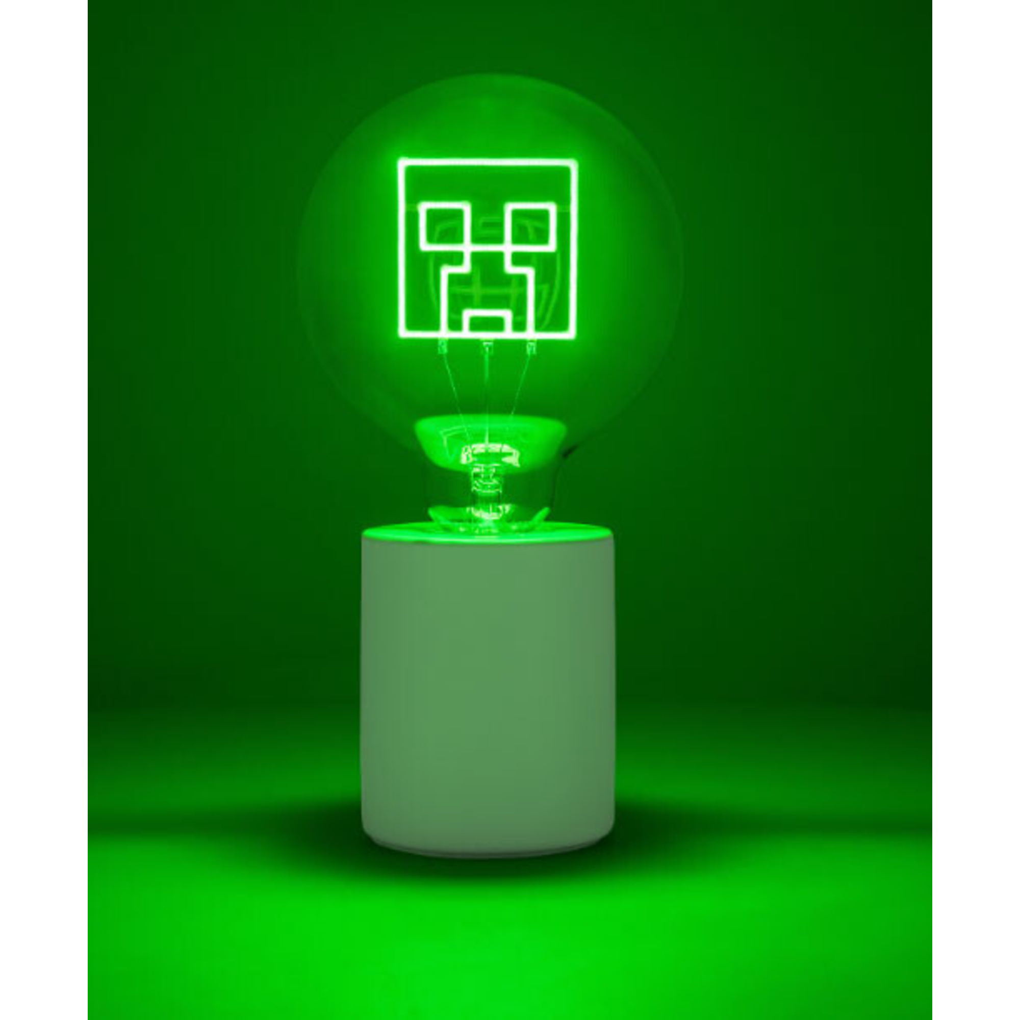 Lampada da collezione neon bulb minecraft creeper - MINECRAFT