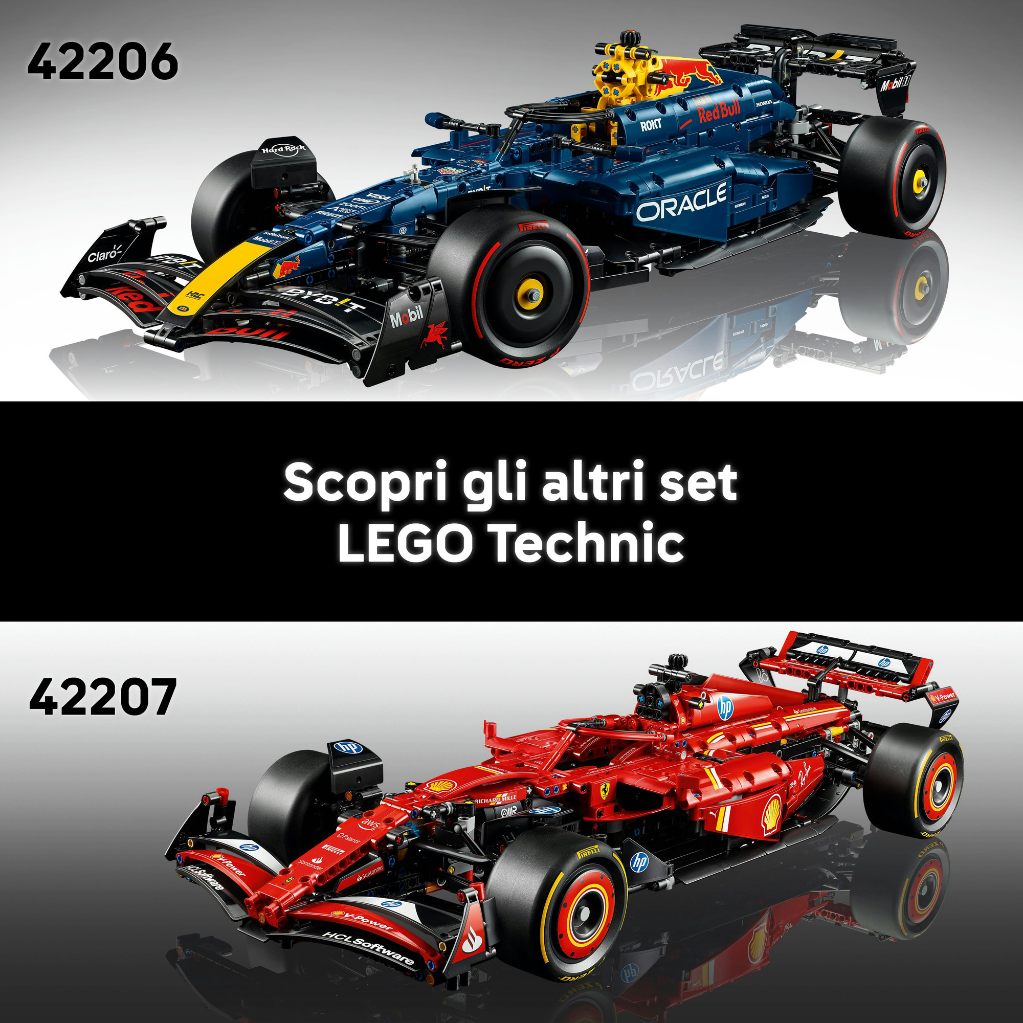 Lego technic - monoposto f1 oracle red bull racing rb20 - 42206 - LEGO TECHNIC