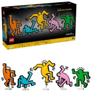 Lego art keith haring 31216 – opera da parete con figure danzanti, idea regalo per adulti creativi - LEGO Art