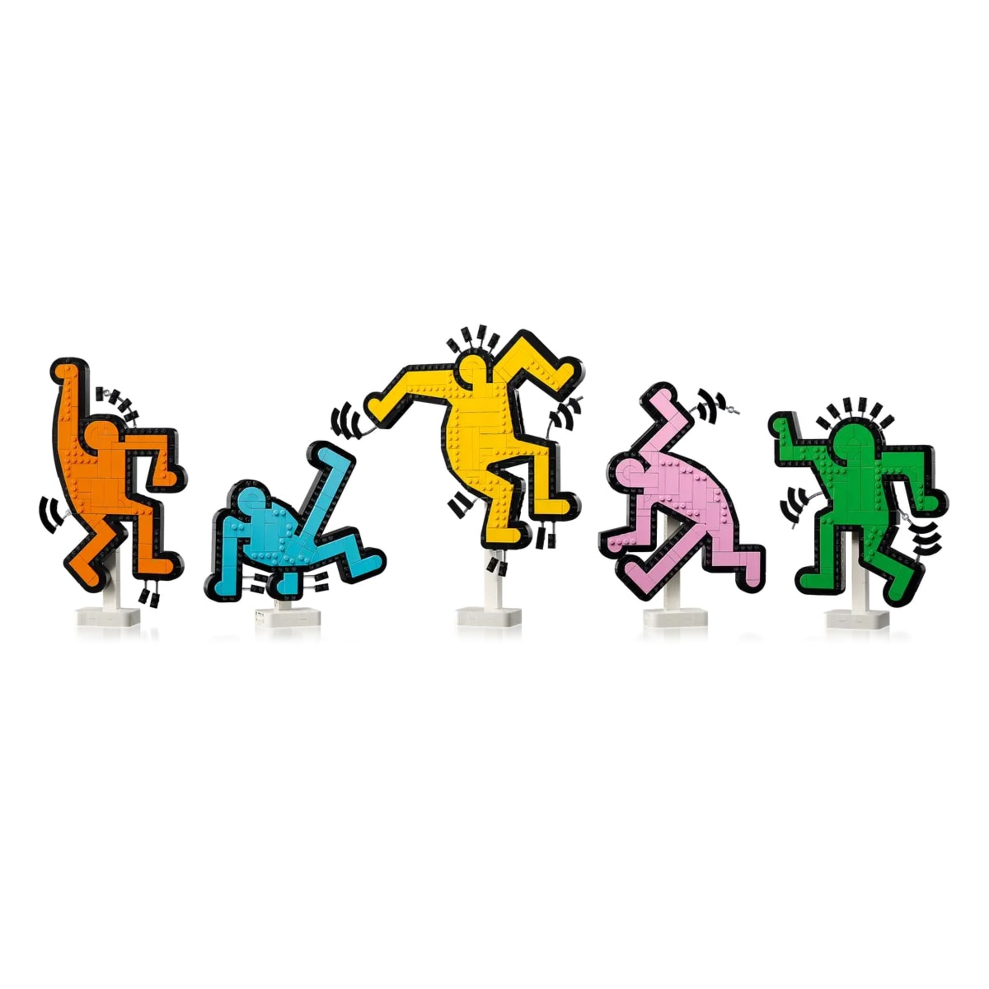Lego art keith haring 31216 – opera da parete con figure danzanti, idea regalo per adulti creativi - LEGO Art