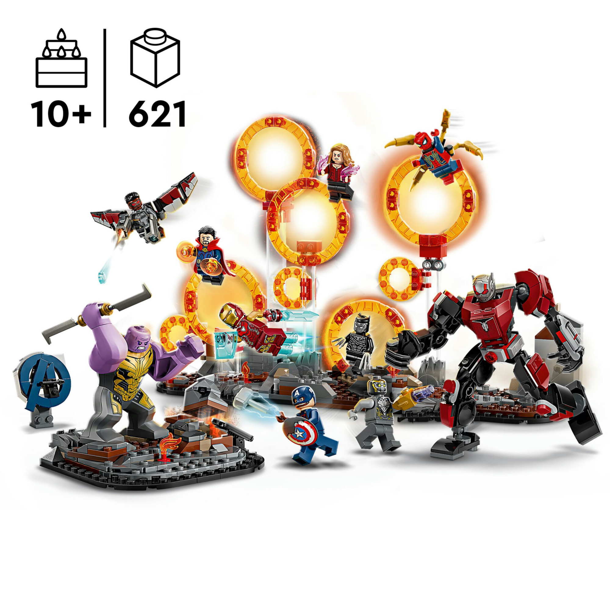Lego marvel 76323 battaglia finale avengers endgame - 10 personaggi - 10+ - LEGO SUPER HEROES