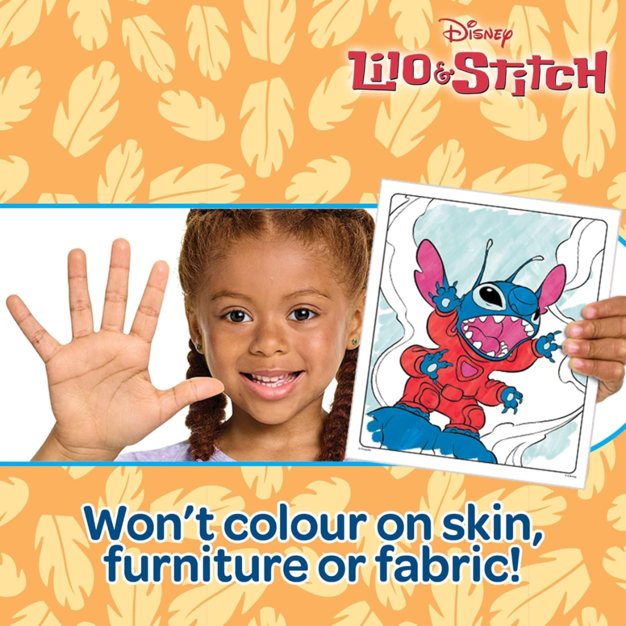 Color wonder coloring set con 18 pagine da colorare e 4 pennarelli - crayola - Disney Stitch
