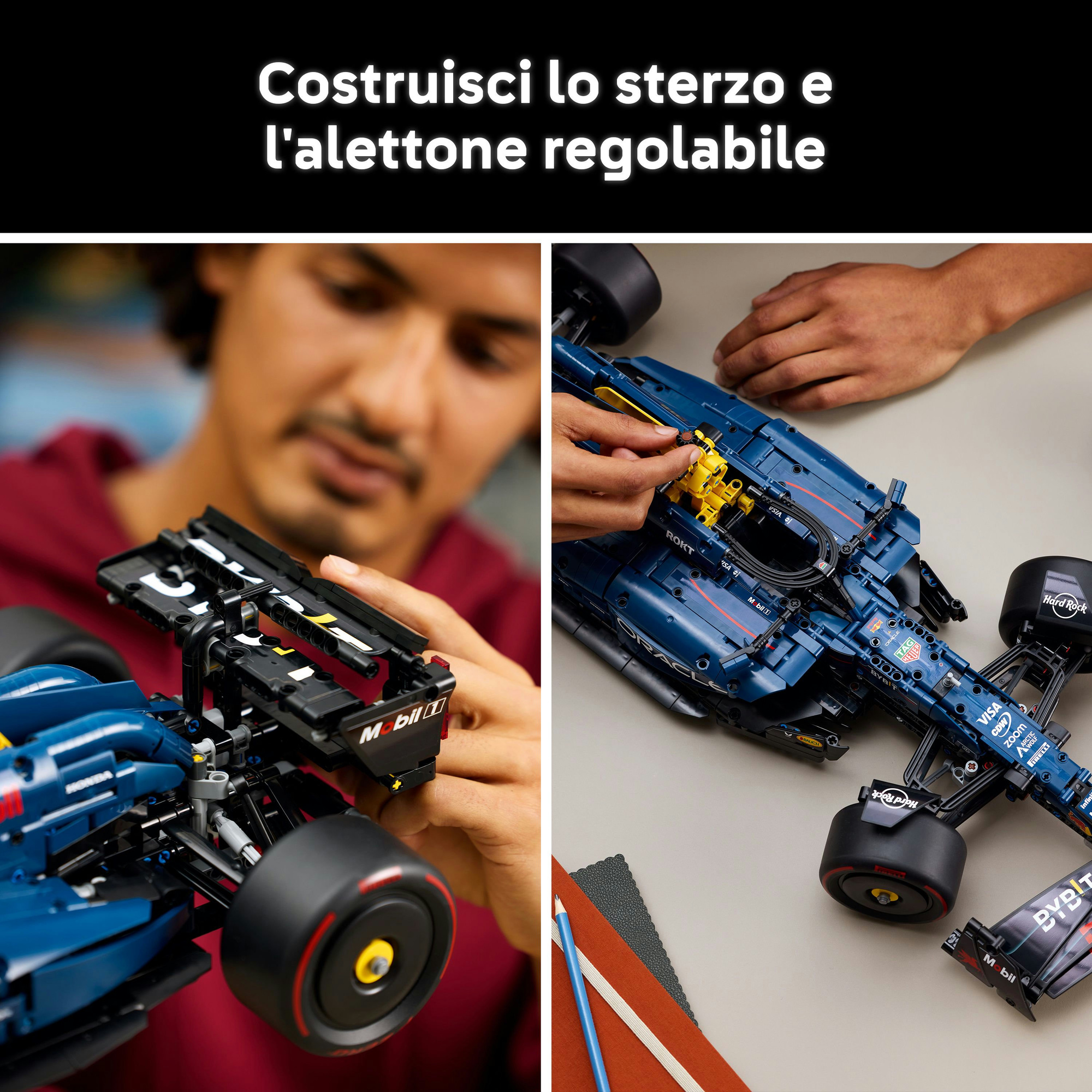 Lego technic - monoposto f1 oracle red bull racing rb20 - 42206 - LEGO TECHNIC