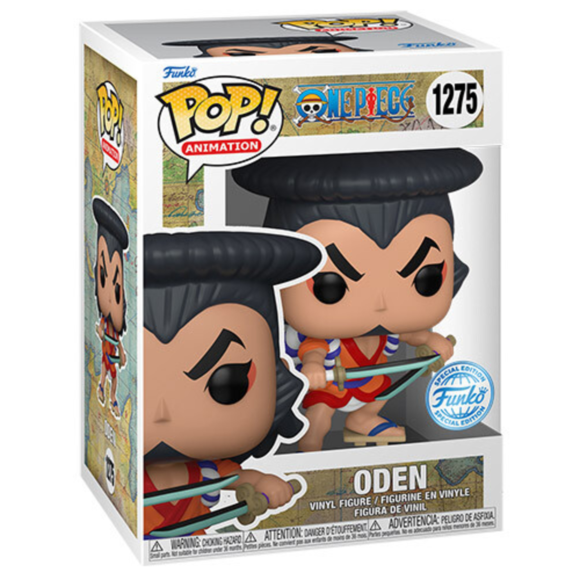 Funko pop one piece kozuki oden 1275 – figura da collezione anime - ONE PIECE