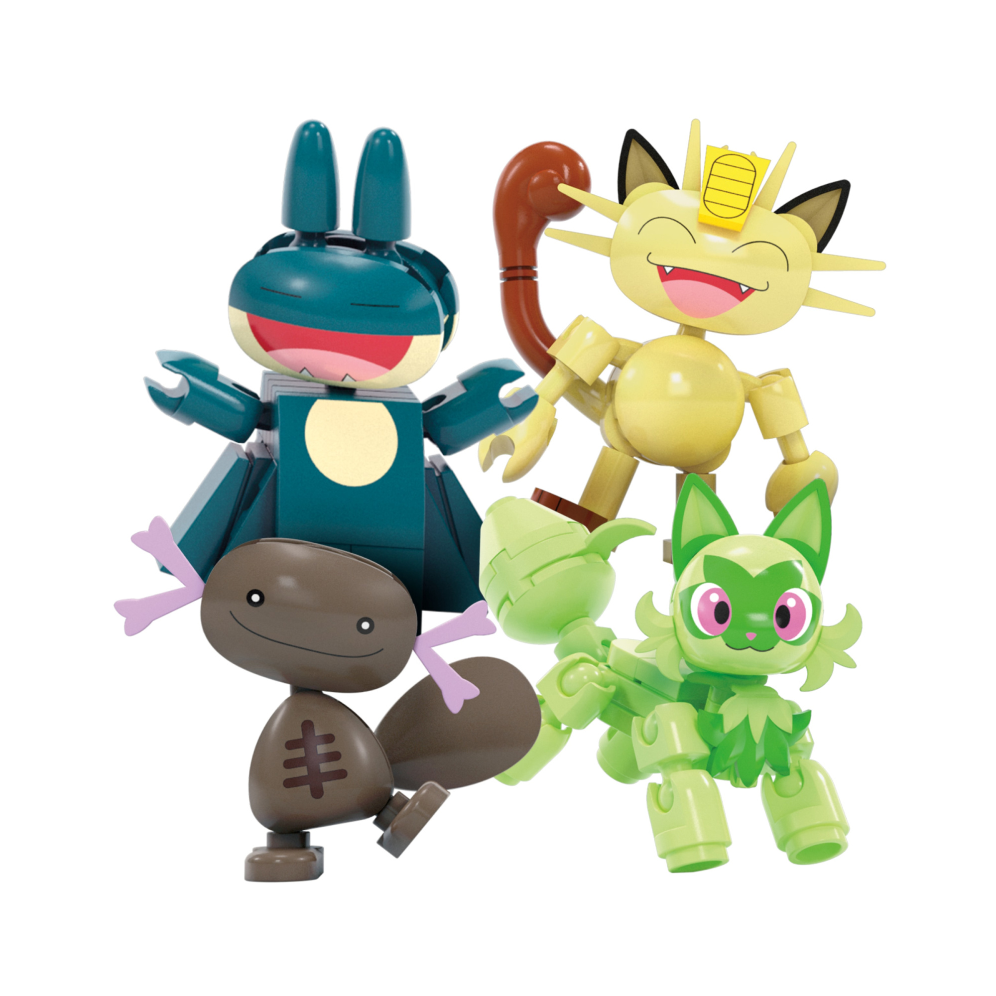 Mega pokémon - ruota panoramica adventure builder, set da costruire con 393 pezzi e 4 personaggi pokémon inclusi - POKEMON