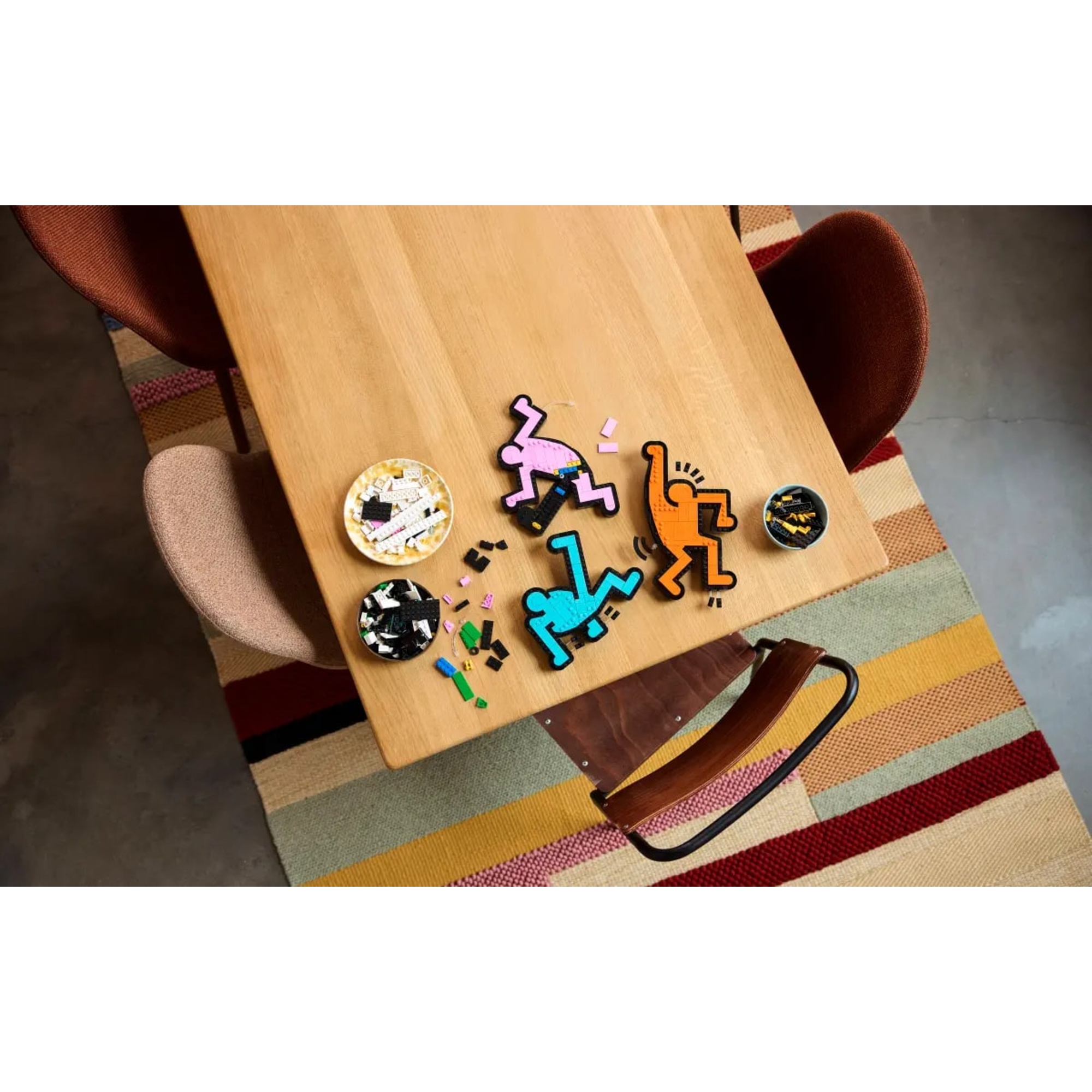 Lego art keith haring 31216 – opera da parete con figure danzanti, idea regalo per adulti creativi - LEGO Art