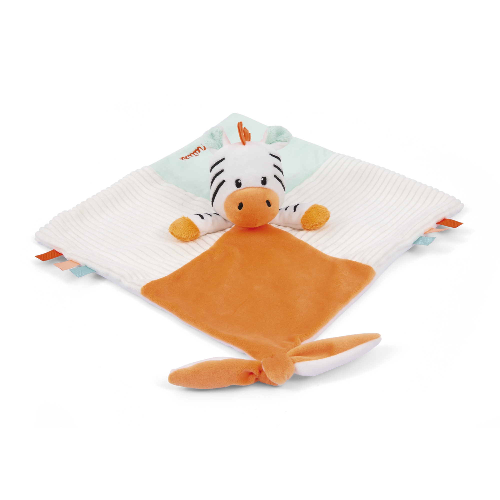 Doudou quadrato zebra zaki - baby smile - BABY SMILE