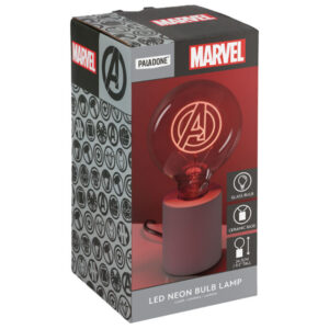 Lampada da collezione neon bulb avengers logo - Avengers