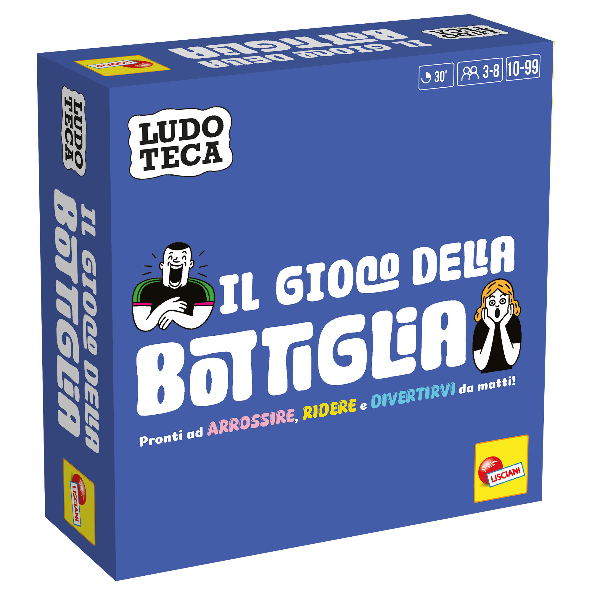 Ludoteca pocket il gioco della bottiglia – divertente gioco party in miniatura - LISCIANI