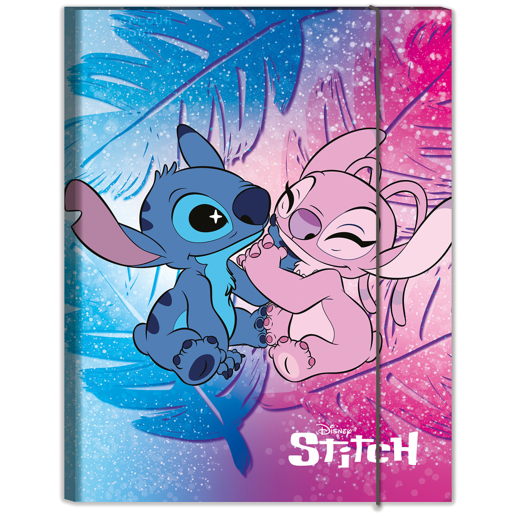 Cartellina con elastico ds01 # lilo & stitch - SEVEN, Disney Stitch