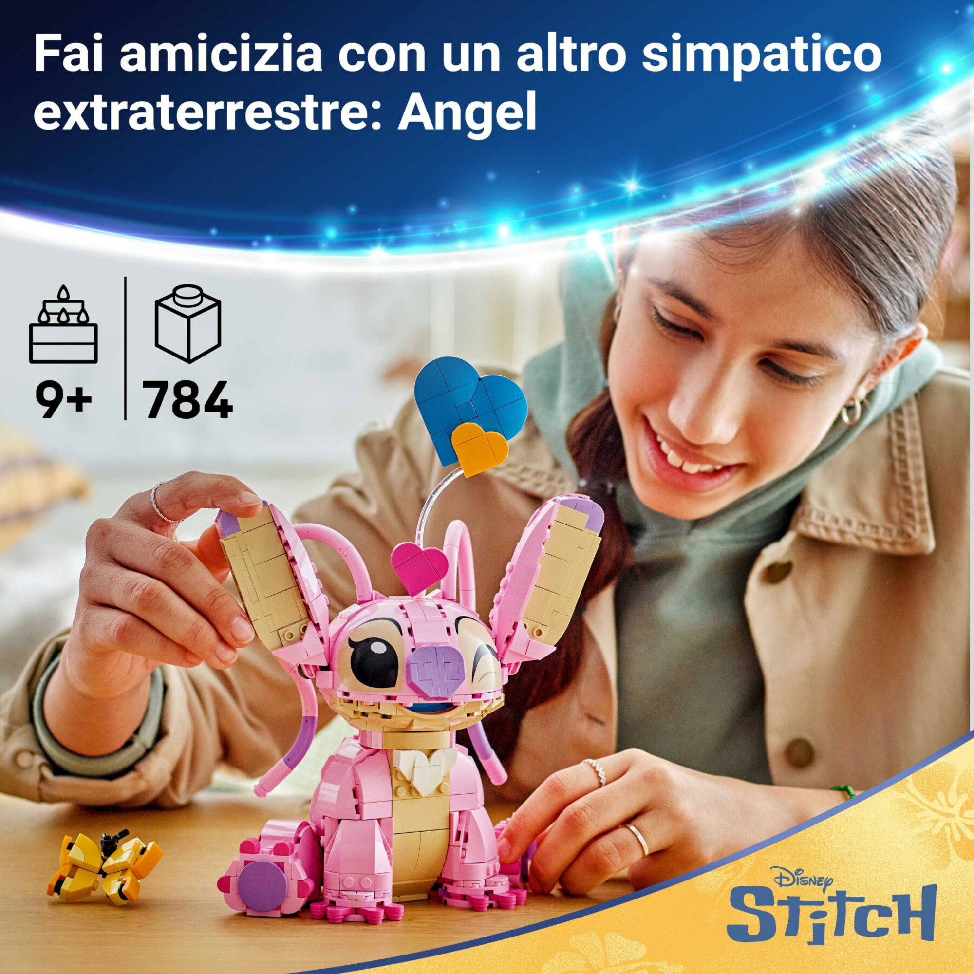 Lego disney 43257 angel lilo & stitch: personaggio, palloncini 9+ - Lego
