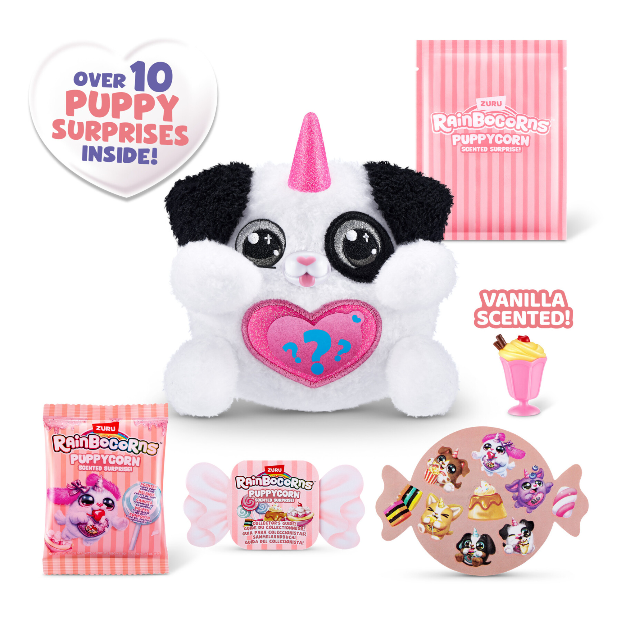 Rainbocorns puppycorn plush small s8: peluche cucciolo sorpresa - assortito - RAINBOCORNS