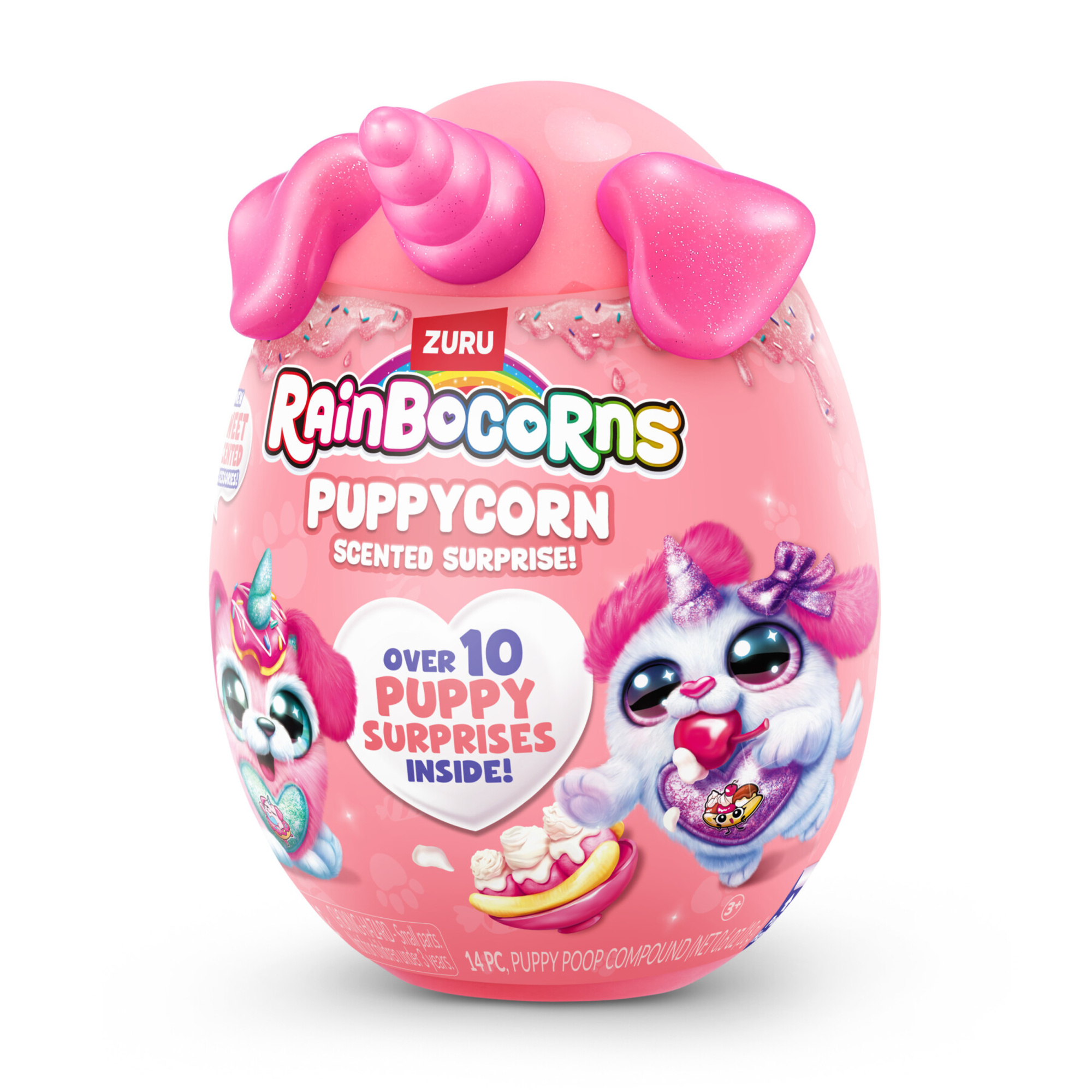 Rainbocorns puppycorn plush small s8: peluche cucciolo sorpresa - assortito - RAINBOCORNS