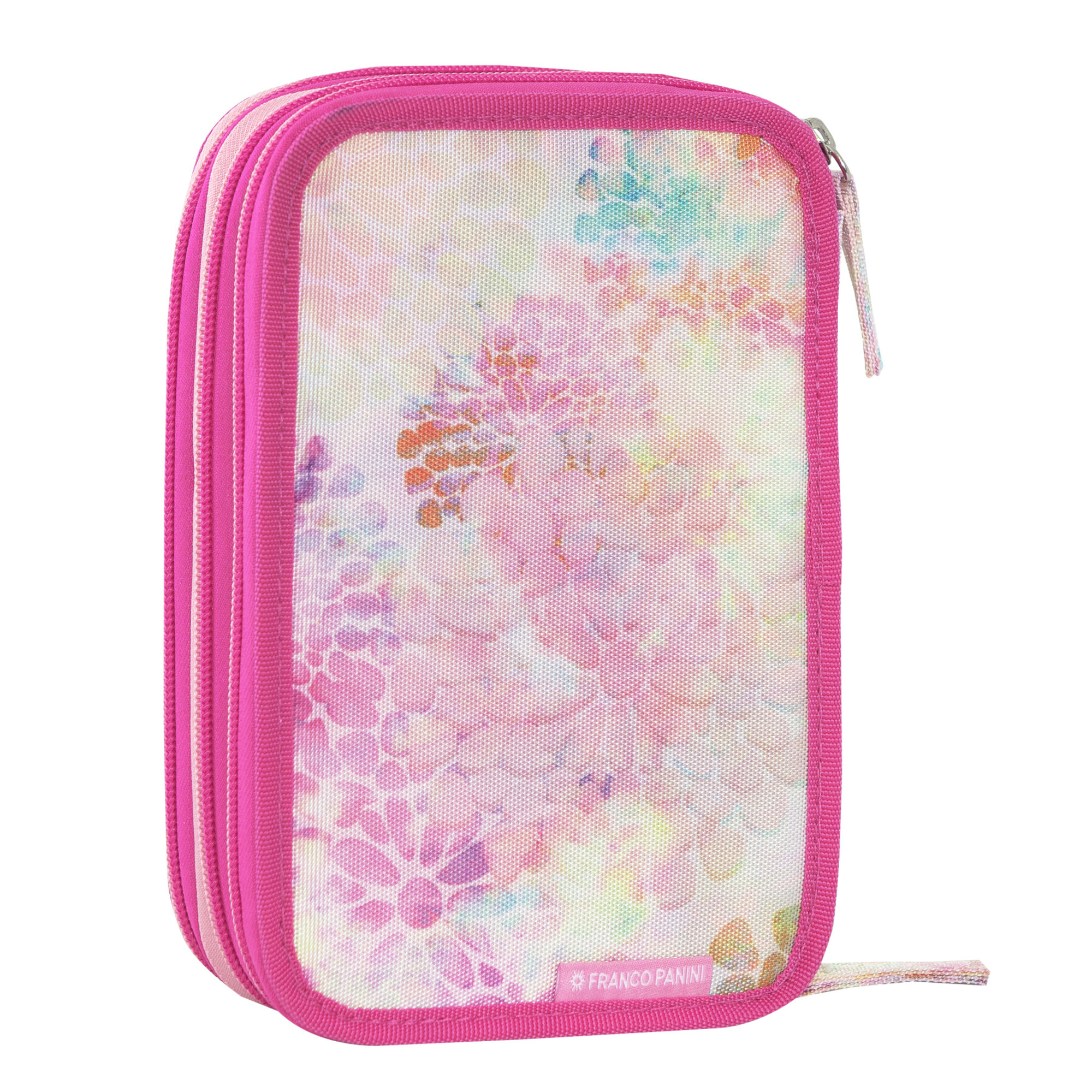 Astuccio 3 zip mofu mofu orso 3 scomparti con 41 accessori scuola - 