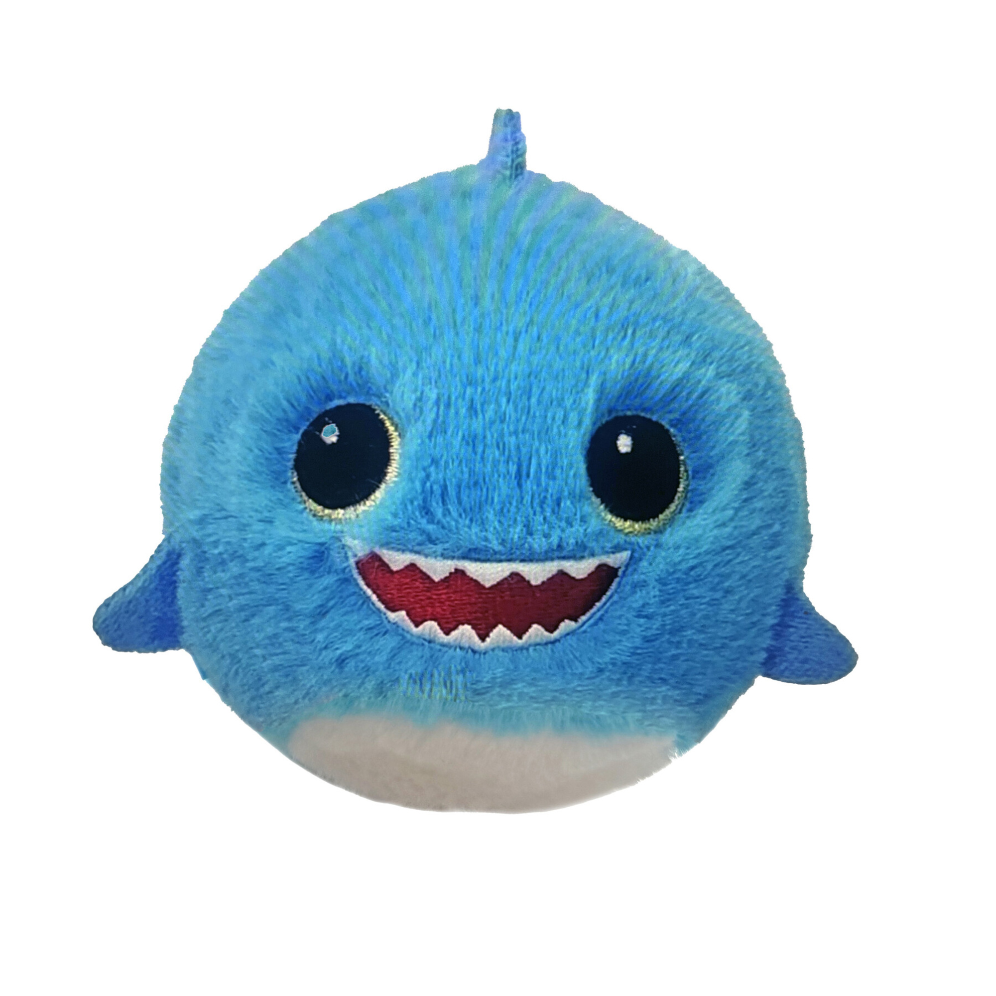 Ty beanie bouncers - fins lo squaletto con gli occhioni verdi, teneri animaletti rimbalzanti tutti da collezionare, t83007 - TY