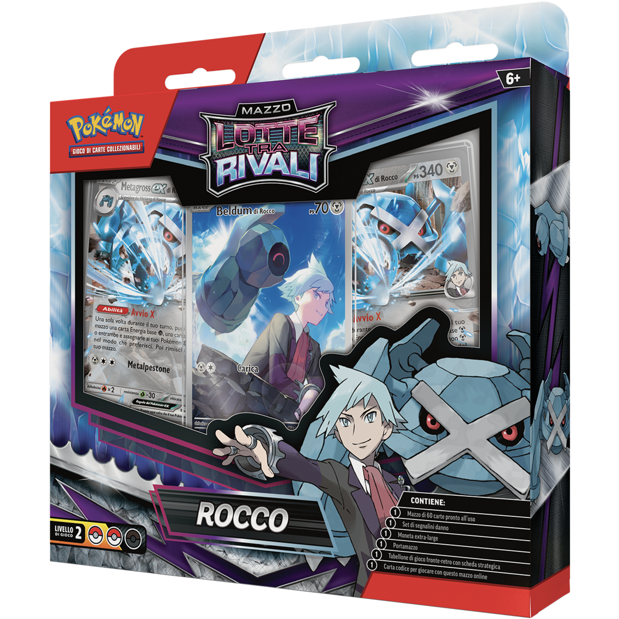 Pokemon mazzo singolo assortito lotte tra rivali: mary vs rocco - POKEMON