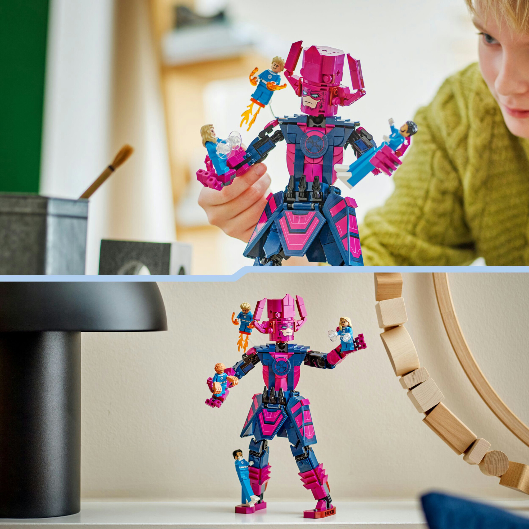 Lego marvel 76316 galactus: personaggio costruibile, minifigure 9+ - LEGO SUPER HEROES, Lego