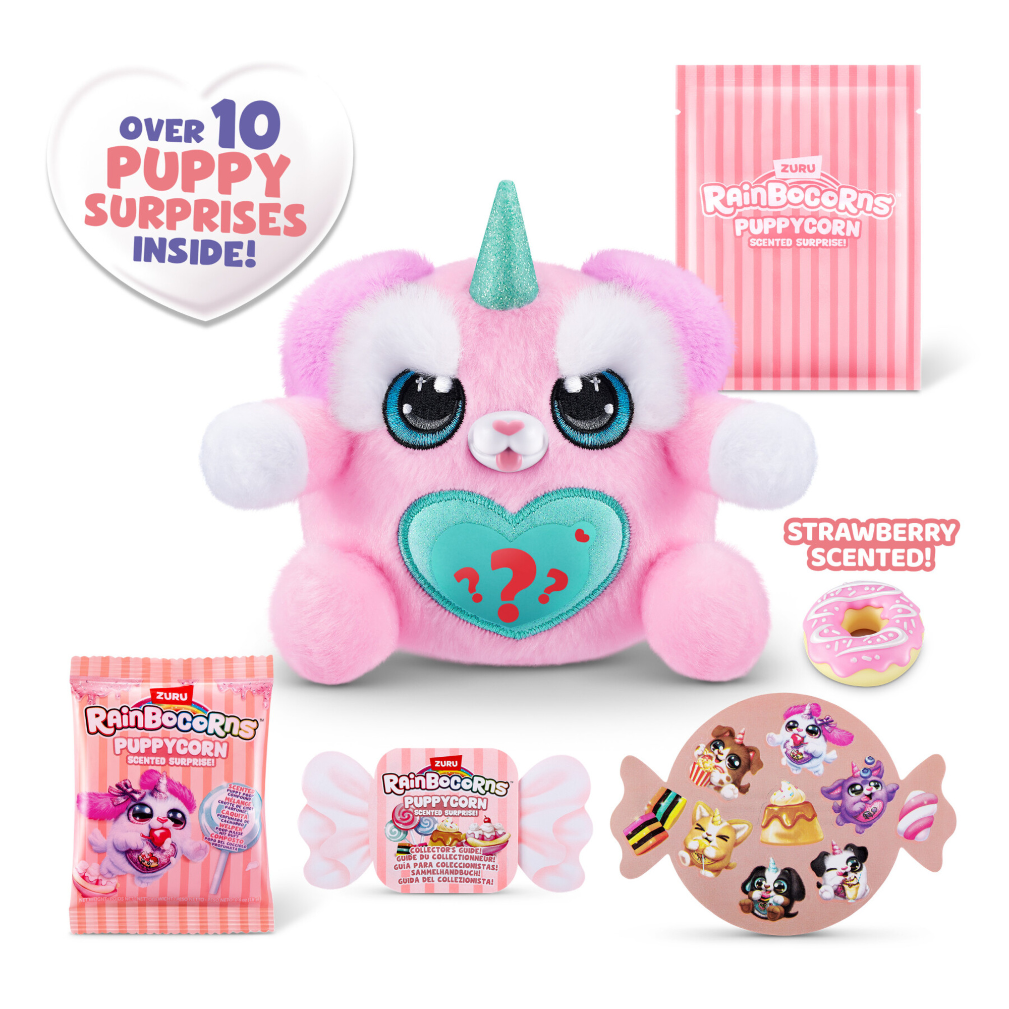 Rainbocorns puppycorn plush small s8: peluche cucciolo sorpresa - assortito - RAINBOCORNS