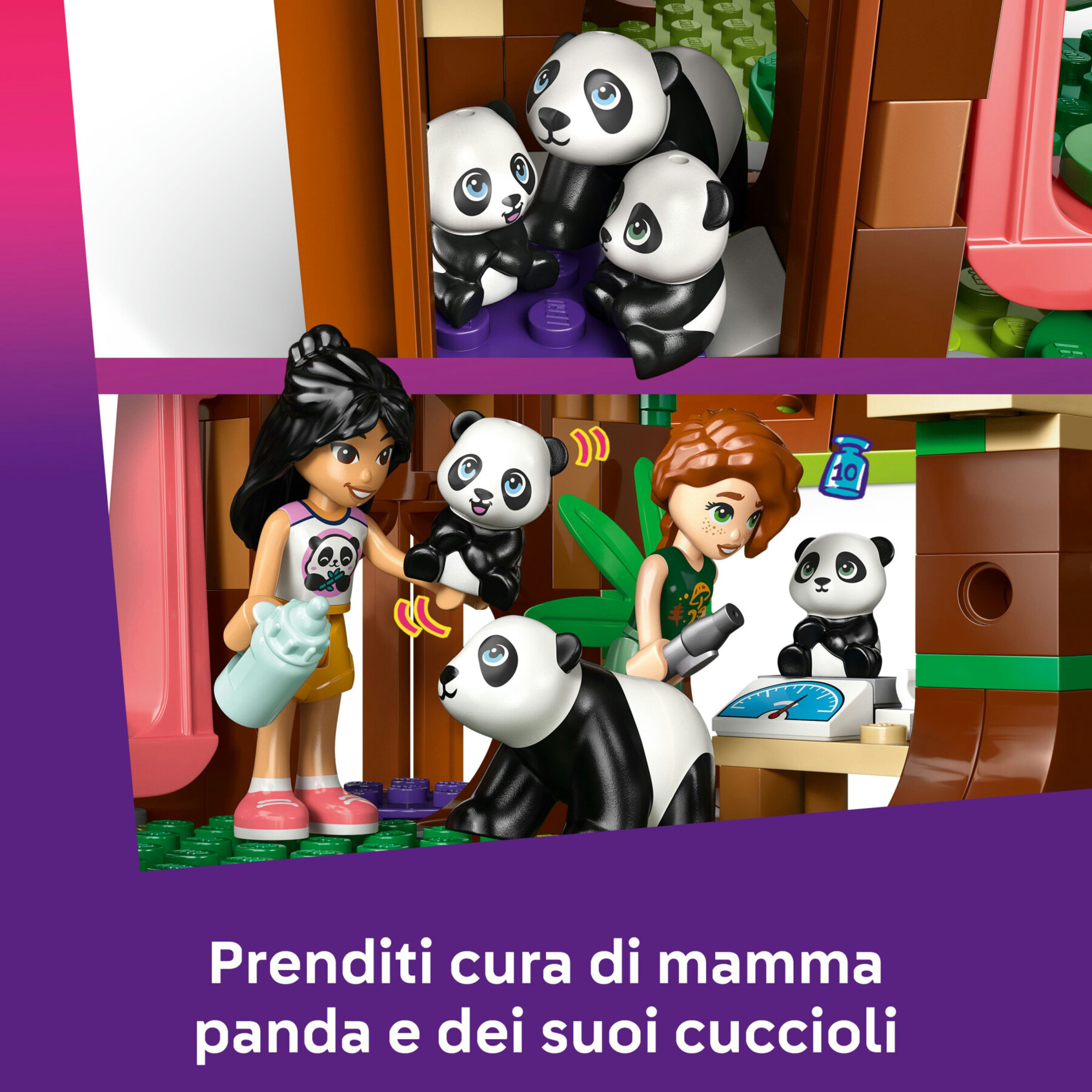 Lego friends 42648 santuario panda: casa albero, veicolo, 2 doll - LEGO FRIENDS