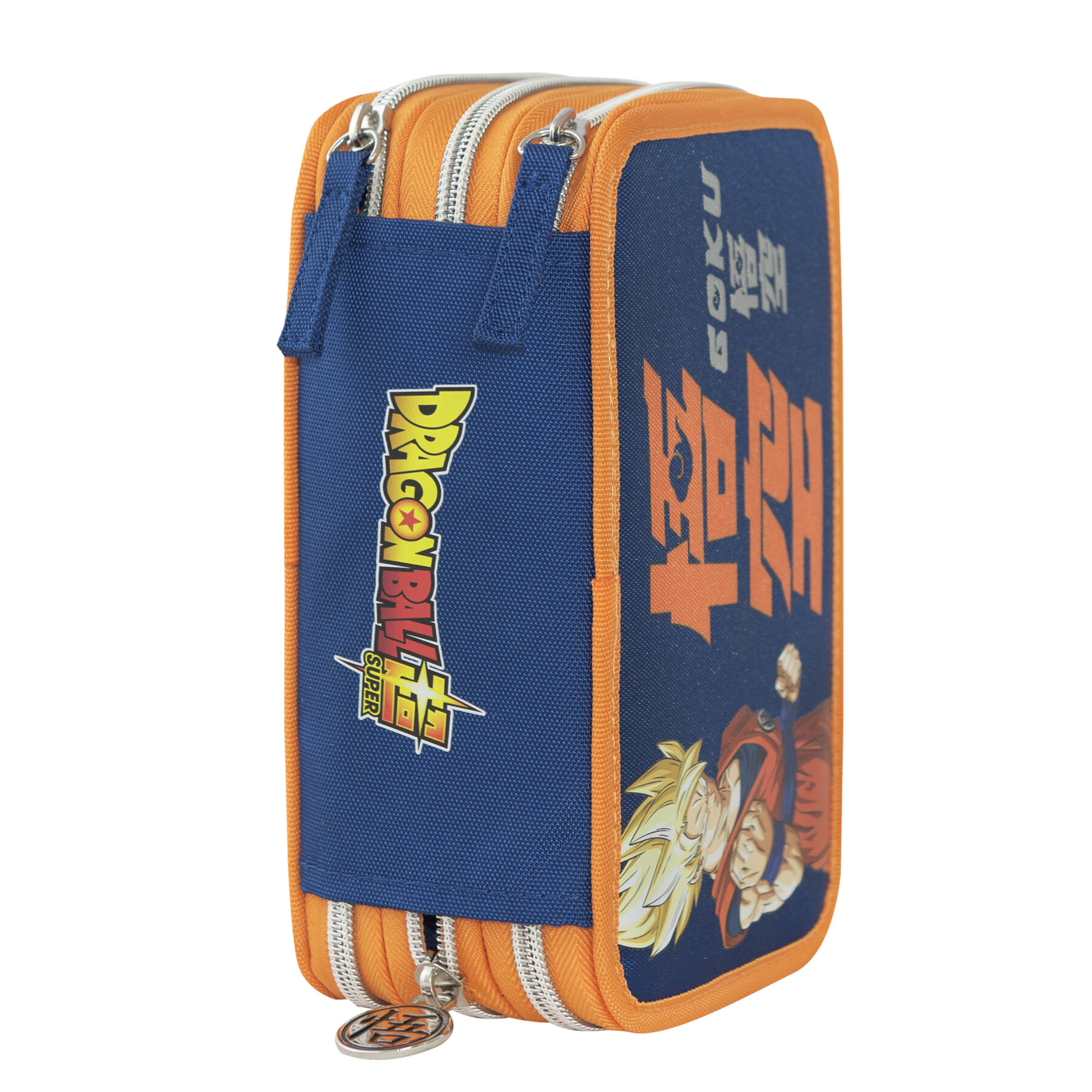 Astuccio 3 zip dragon ball 3 scomparti con 41 accessori scuola - DRAGON BALL