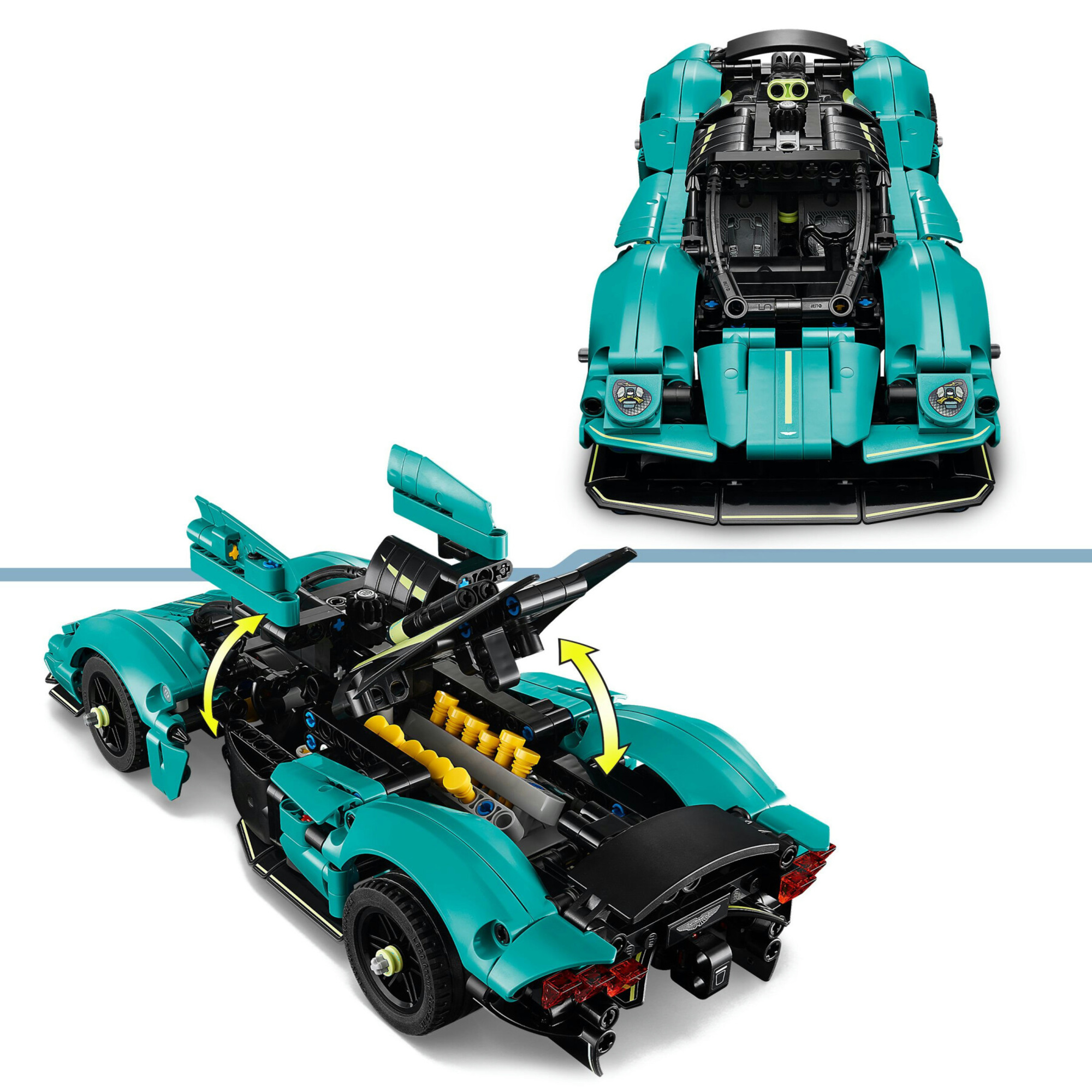 Lego technic 42208 aston martin valkyrie: auto giocattolo, v12 9+ - Lego