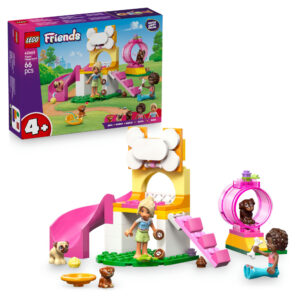 Lego friends 42665 parco giochi cuccioli: scivolo, 2 mini bamboline 4+ - LEGO FRIENDS