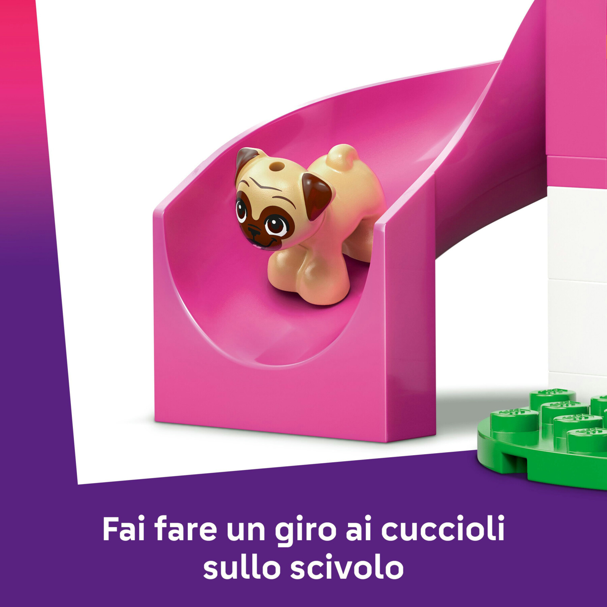 Lego friends 42665 parco giochi cuccioli: scivolo, 2 mini bamboline 4+ - LEGO FRIENDS