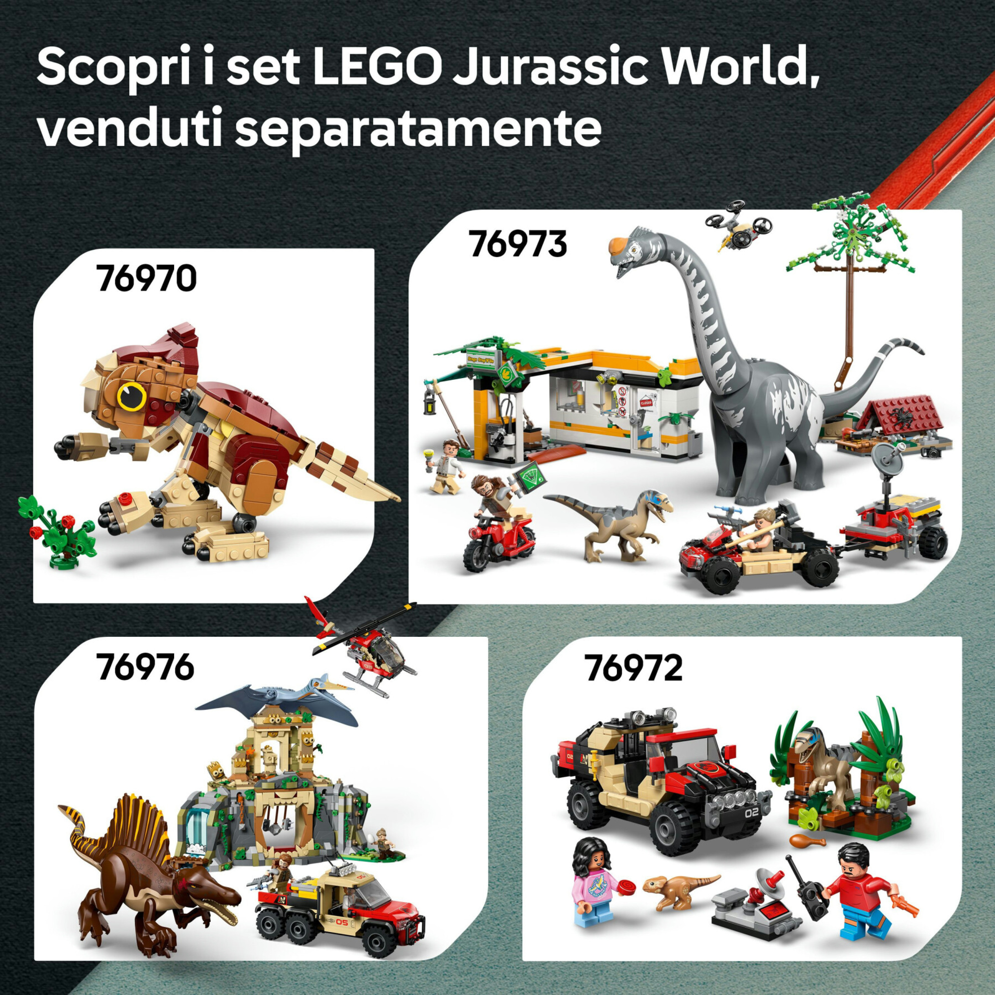 Lego jurassic world – 76975 – fuga sul fiume dal t. rex - Jurassic World, LEGO JURASSIC WORLD, Lego