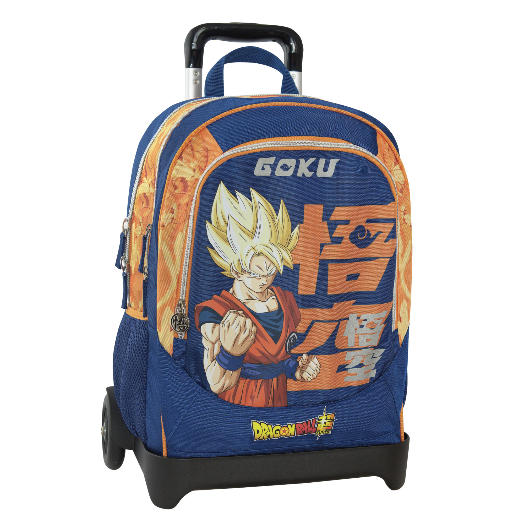 Zaino trolley staccabile dragon ball super con spallacci a scomparsa e maniglia regolabile – scuola bambini - DRAGON BALL