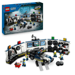 Lego city 60457 officina auto polizia: modulare, 4 minifigure 6+ - Lego