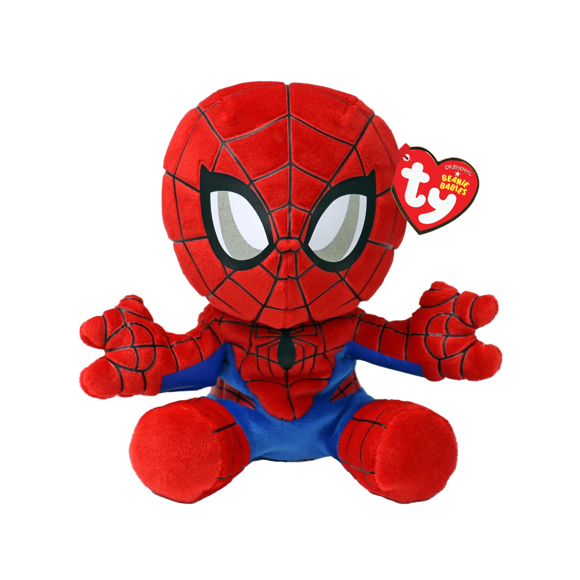 Ty - collezione marvel, spiderman, tutti i tuoi eroi preferiti in versione floppy, morbido peluche da collezionare- 20 cm - TY, Avengers