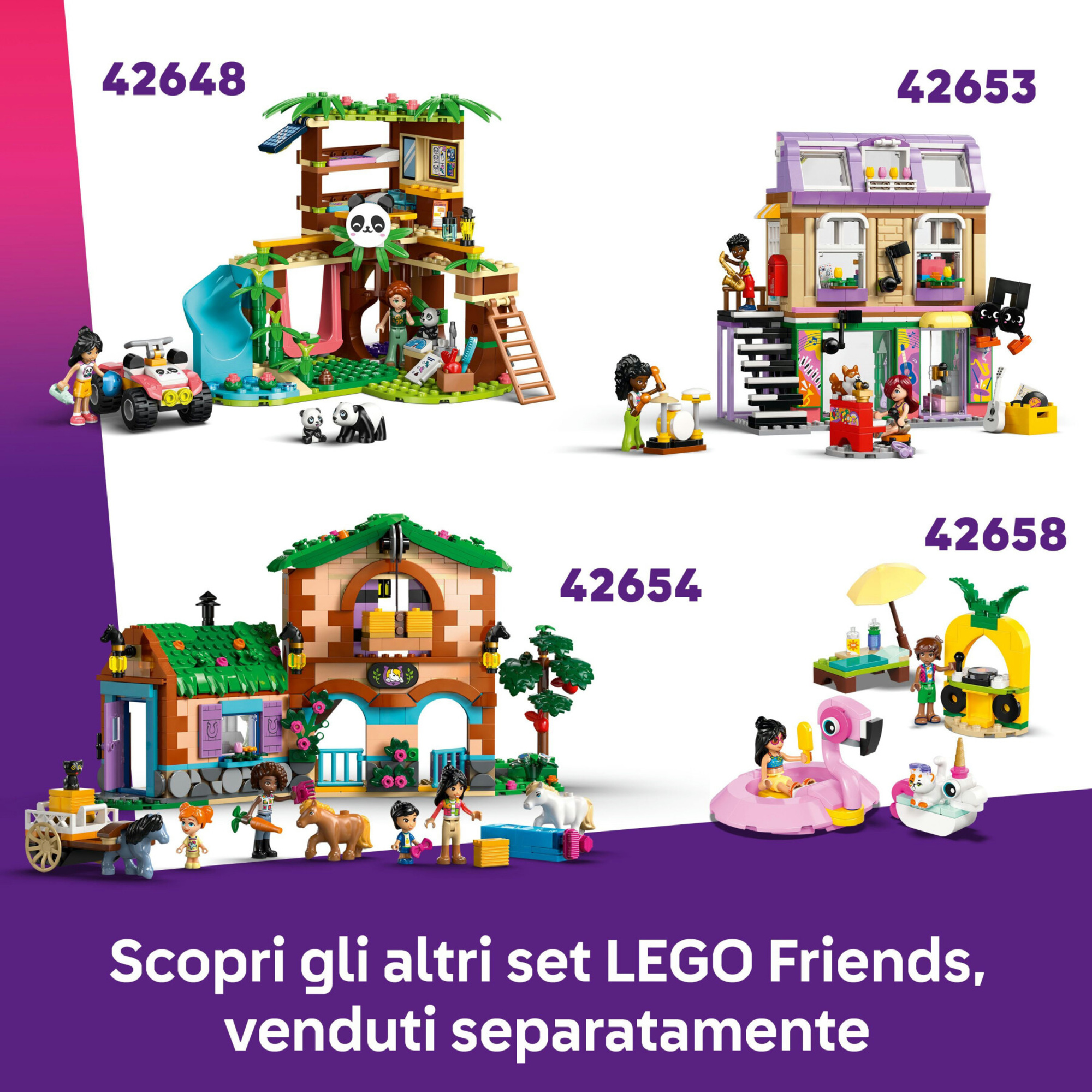 Lego friends 42642 movie night amicizia: 2 mini bamboline 6+ - LEGO FRIENDS