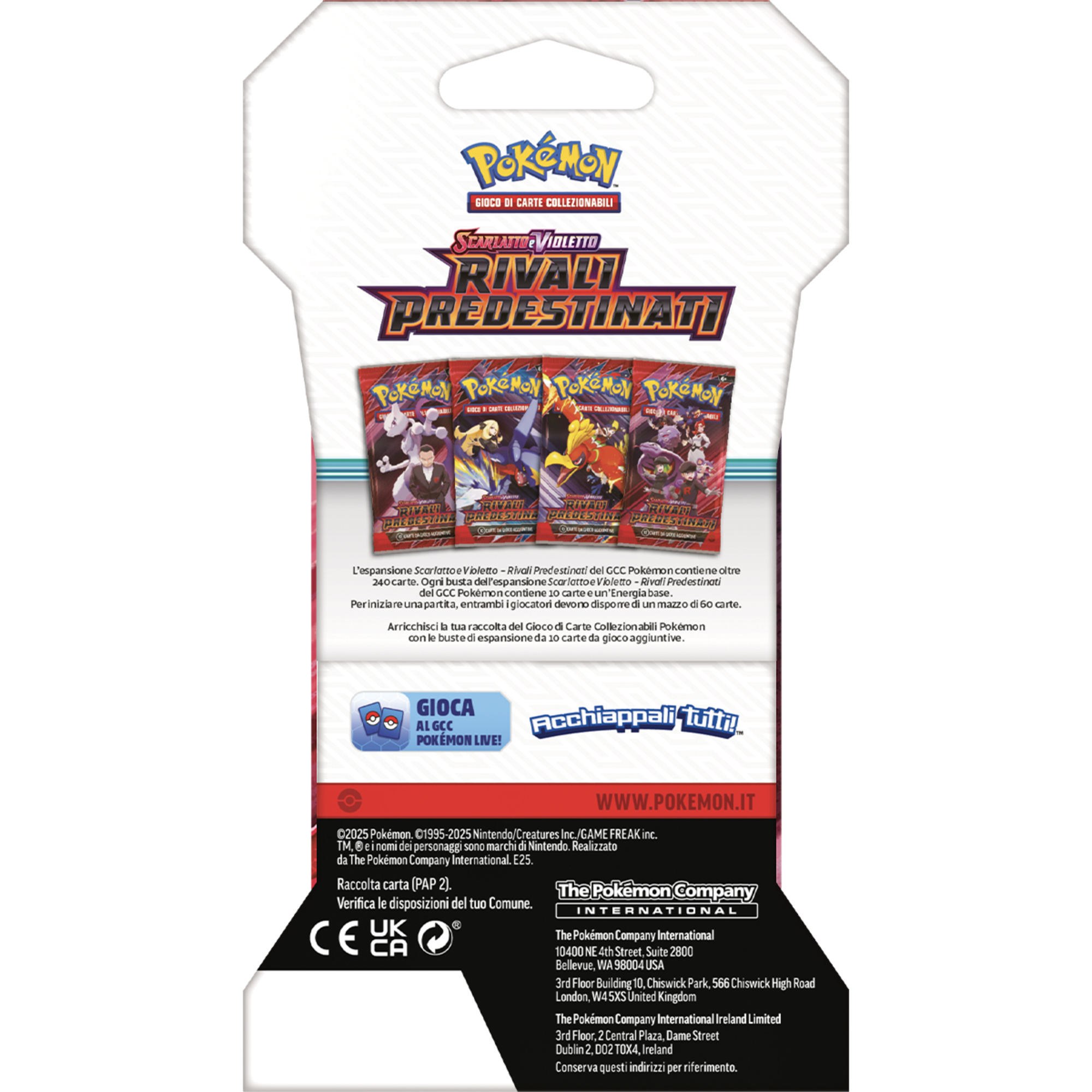 Busta singola assortita dell’espansione   scarlatto e violetto - rivali predestinati - POKEMON