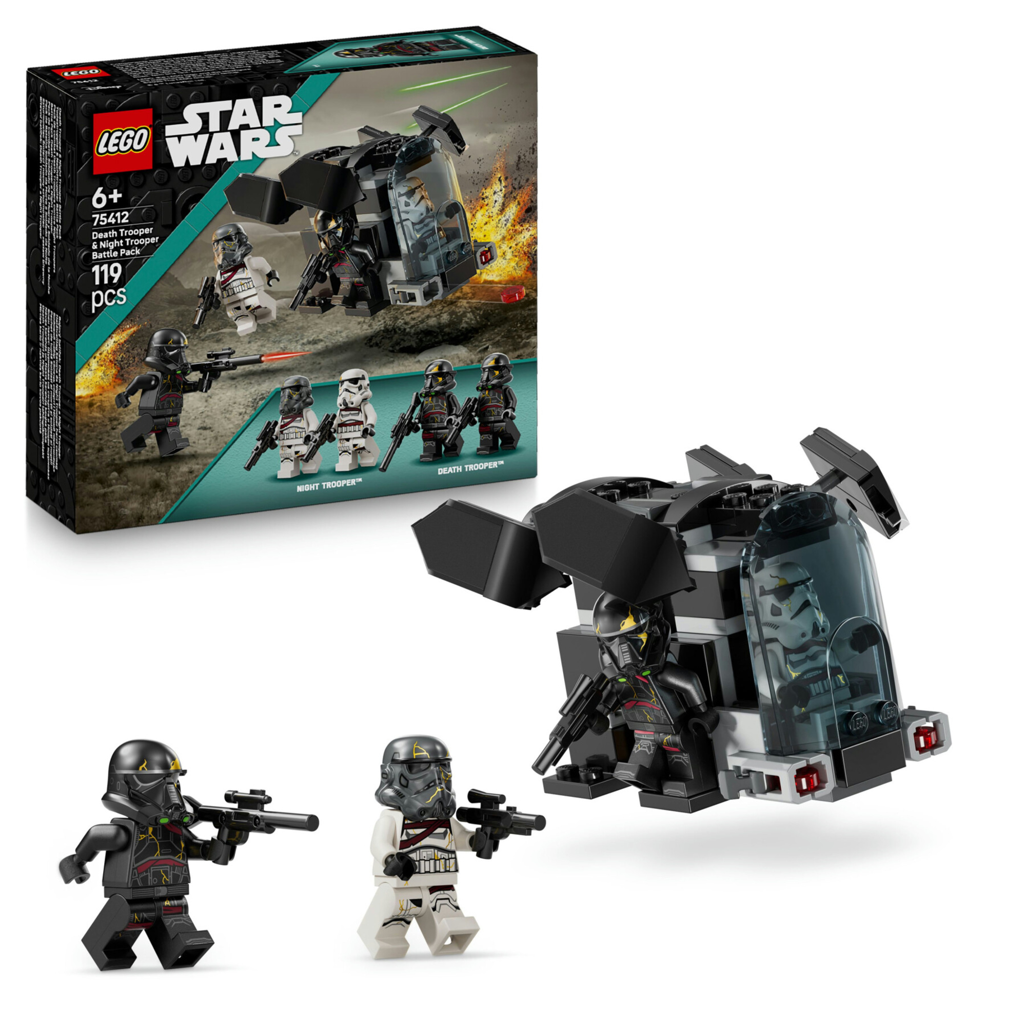 Lego star wars 75412 battle pack death trooper: astronave, 4 minifigure 6+ - LEGO® Harry Potter™, Lego