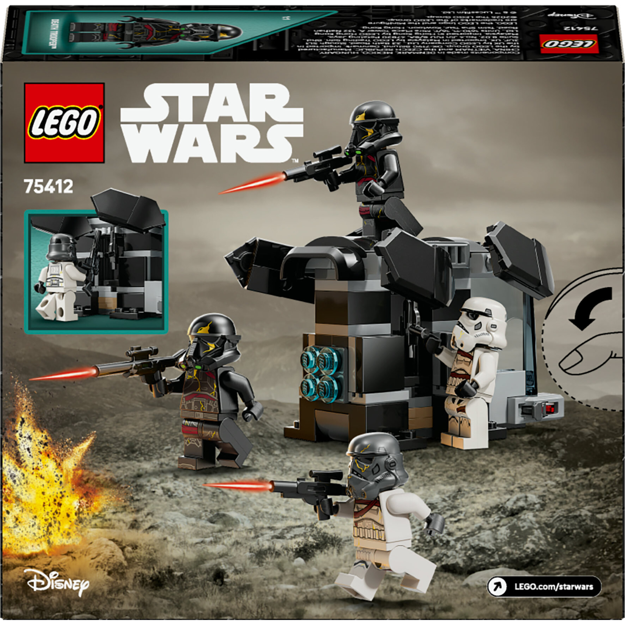 Lego star wars 75412 battle pack death trooper: astronave, 4 minifigure 6+ - LEGO® Harry Potter™, Lego