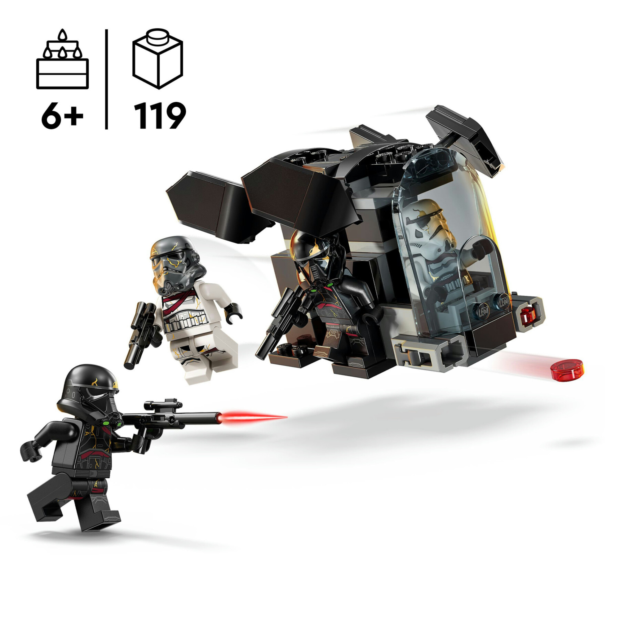 Lego star wars 75412 battle pack death trooper: astronave, 4 minifigure 6+ - LEGO® Harry Potter™, Lego