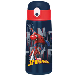 Borraccia spider-man termica in acciaio con cannuccia - SEVEN, Spiderman
