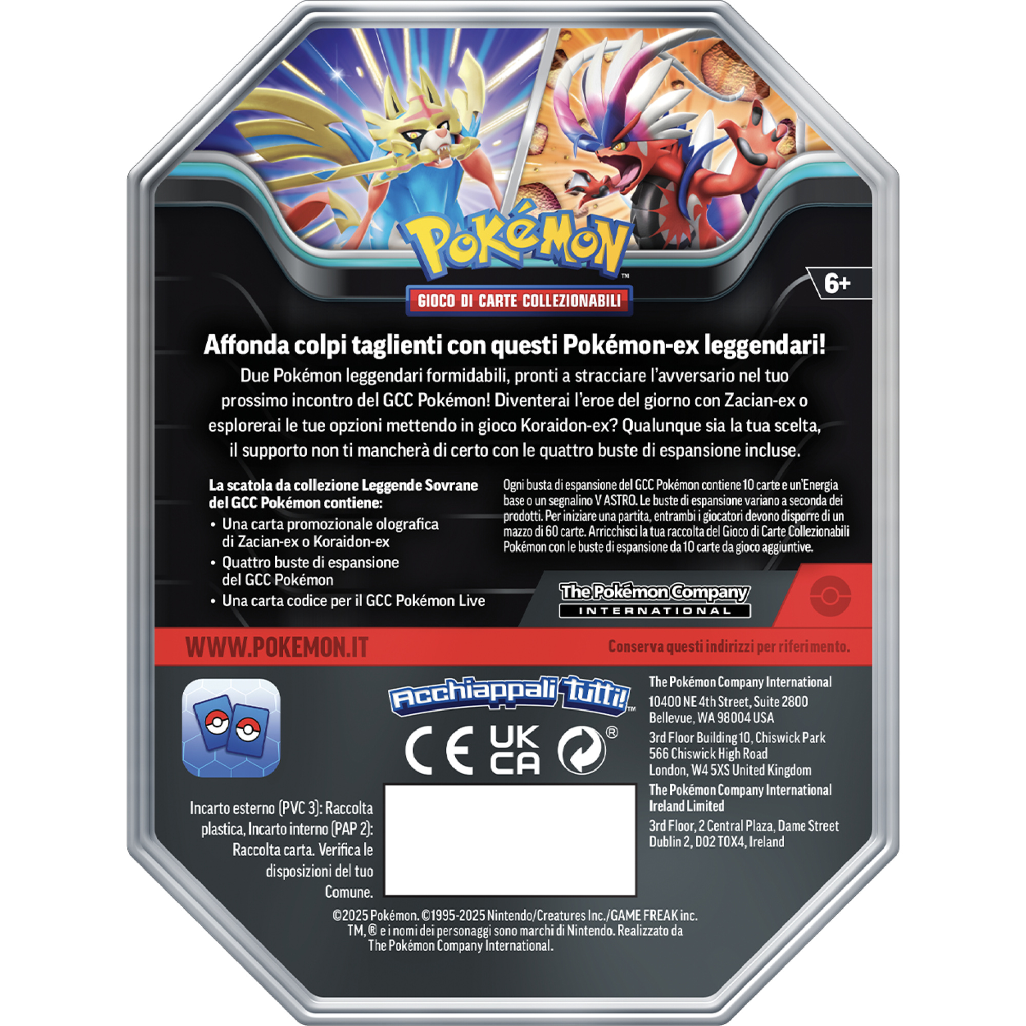 Scatola singola assortita da collezione leggende sovrane del gcc pokémon - POKEMON
