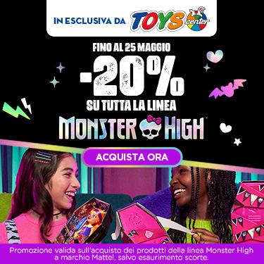 -20% SU TUTTA LA LINEA MONSTER HIGH